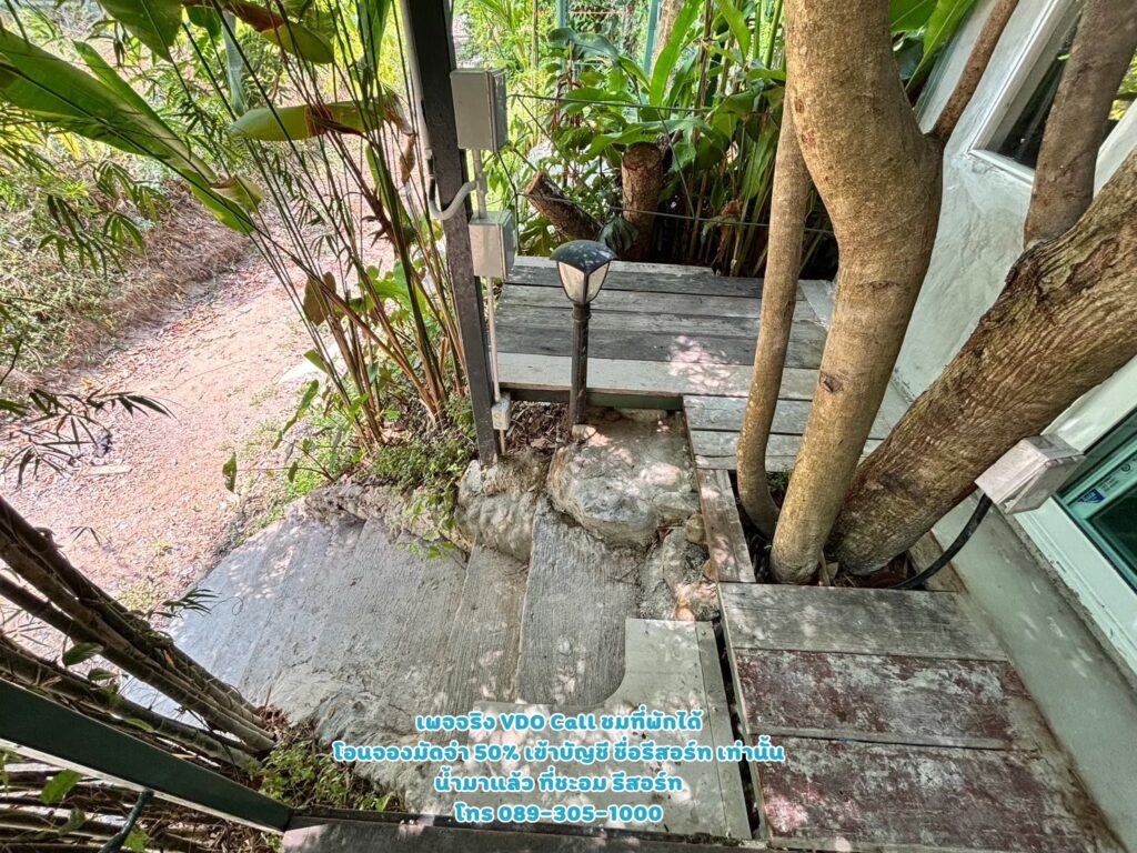 ห้อง 11 ภายใน ภายนอก น้ำมาแล้ว ที่ชะอม รีสอร์ท